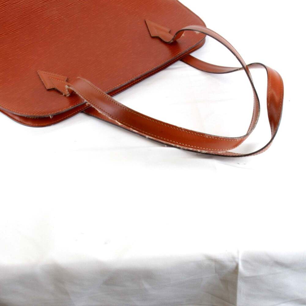 LOUIS VUITTON Authentic Brown Leather Tote Bag - Picture 10 of 10